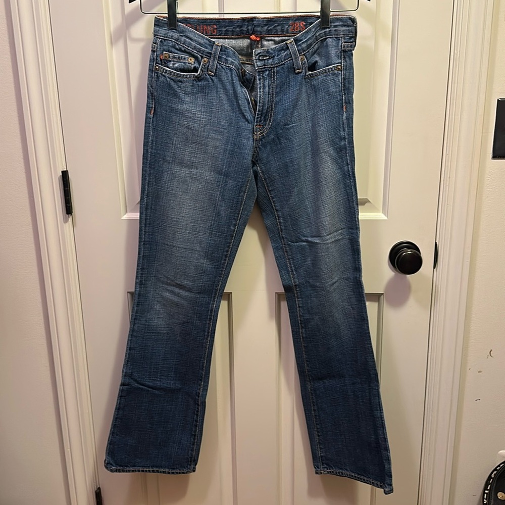 Jcrew size 28s hipslung Jeans